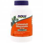 Заказать NOW Potassium Gluconate 99 мг 180 таб