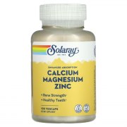 Заказать Solaray Calcium Magnesium Zinc 100 вег капс