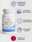 Заказать Norway Nature Ginkgo Biloba Double Strength 120 мг 60 капс